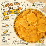 Khoai Tây Sấy Trứng Muối