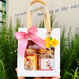 Quà Tết 2026 - Set Túi Nhỏ Quai Giấy 3 món hũ vuông | Đặc sản Đà Lạt