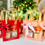 Quà Tết 2026 - Set Túi Nhỏ Quai Giấy 3 món hũ vuông | Đặc sản Đà Lạt