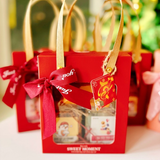 Quà Tết 2026 - Set Túi Nhỏ Quai Giấy 3 món hũ vuông | Đặc sản Đà Lạt