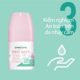  Lăn khử mùi, ngăn tiết mồ hôi cho trẻ em và cho da nhạy cảm, không cồn, không vàng nách áo DEO SOFT 7