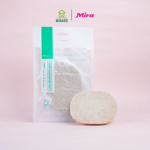 Bông Bọt Biển Rửa Mặt Mira Culous - Trắng