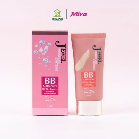 Kem Lót Mira BB Cream Jewel Wrinkle Care & Whitening (40ml) B786