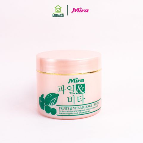 Kem Massage Mira Fruits & Vita Cleansing Cream Hồng (300ml) A578