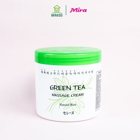 Kem Massage Mira Green Tea Massage Cream Trà Xanh (450g) A576