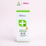 Kem Nền BB Cream Trà Xanh MIRA AROMA Green Tea Prime 30ml C295