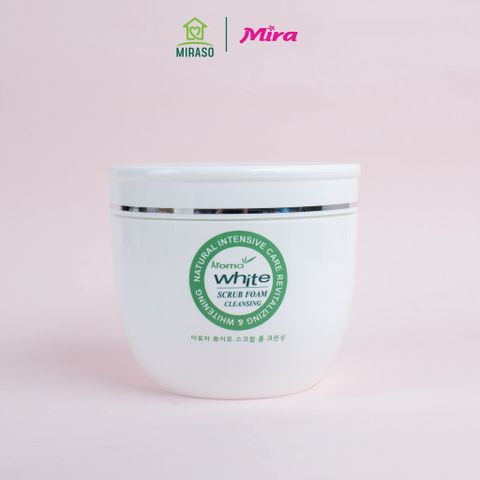 Sữa Tắm Cát Trắng Da Aroma White Scrub Foam Cleansing A490