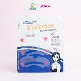 Bộ Khuôn Kẻ Chân Mày Mira Aroma Eyebrow Drawing Stencil Set C415