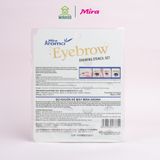 Bộ Khuôn Kẻ Chân Mày Mira Aroma Eyebrow Drawing Stencil Set C415
