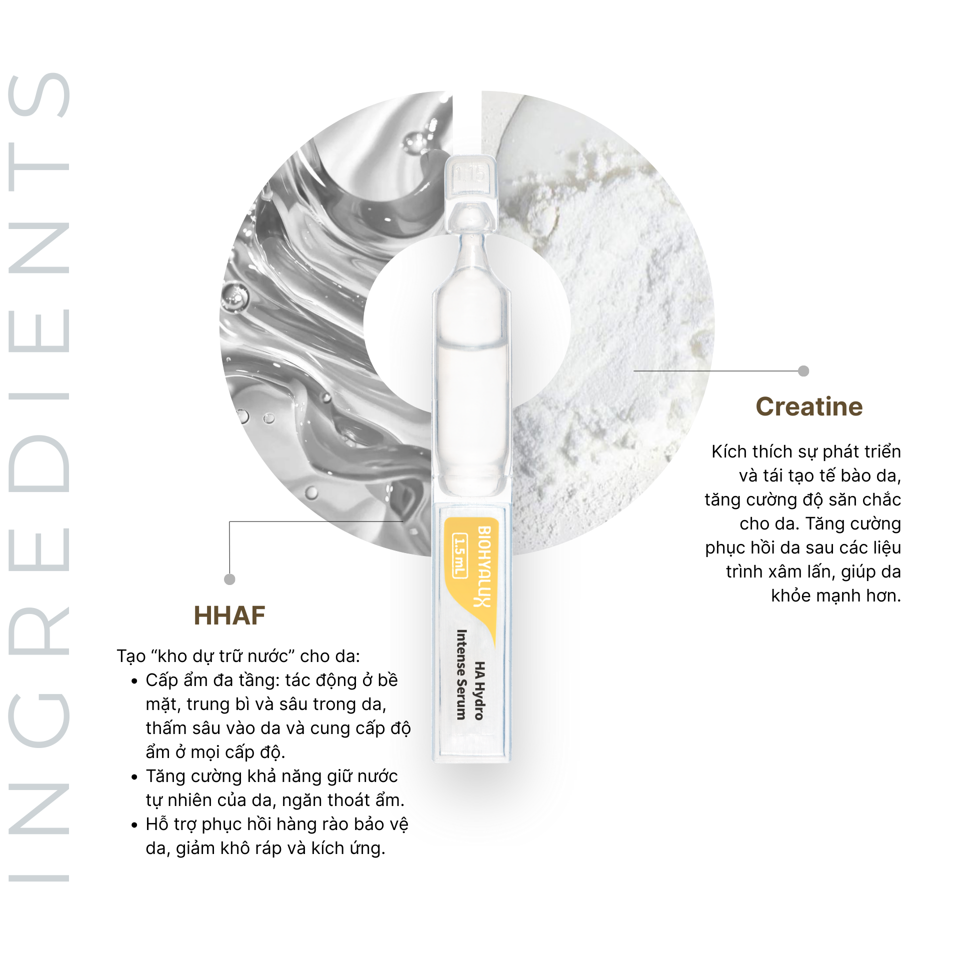  HA HYDRO INTENSE SERUM - CẤP ẨM CHUYÊN SÂU, DƯỠNG ẨM KÉO DÀI 