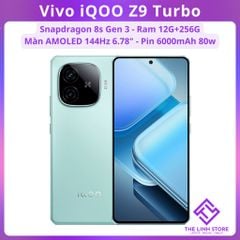 Điện thoại Vivo iQOO Z9 Turbo - Snapdragon 8s Gen 3 ram 12G 256G màn AMOLED 144Hz