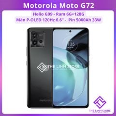 Điện thoại Motorola Moto G72 màn P-OLED 120Hz - Helio G99