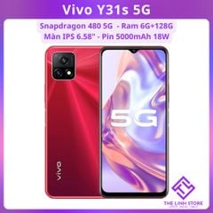 Điện thoại Vivo Y31s 5G ram 6G 128G - Snapdragon 480 5G