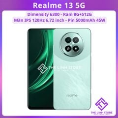 Điện thoại Realme 13 5G Dimensity 6300 - Màn IPS 120Hz 512G