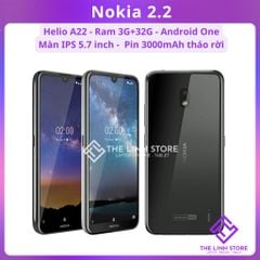 Điện thoại Nokia 2.2 màn 5.7 inch - Helio A22 Android One