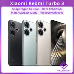 Điện thoại Xiaomi Redmi Turbo 3 - Snapdragon 8s Gen 3 màn AMOLED 68 tỉ màu