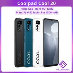 Điện thoại Coolpad Cool 20 - Helio G80 ram 4G 128G