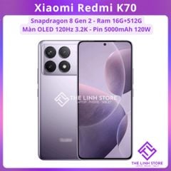 Điện thoại Xiaomi Redmi K70 - Snapdragon 8 Gen 2 màn OLED 120Hz