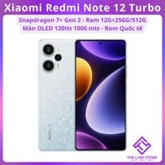 Điện thoại Xiaomi Redmi Note 12 Turbo màn OLED 120Hz - Snapdragon 7+ Gen 2 ram 12G 512G