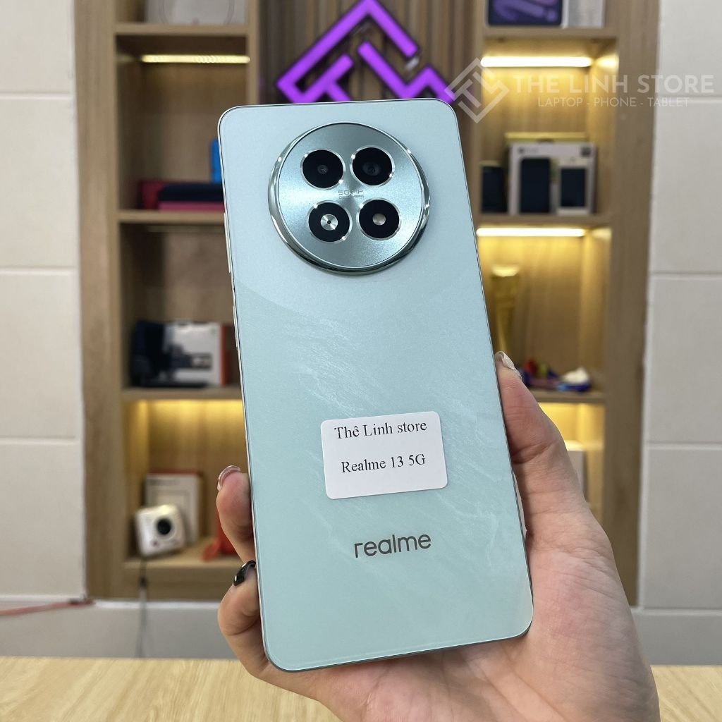 Điện thoại Realme 13 5G Dimensity 6300 - Màn IPS 120Hz 512G