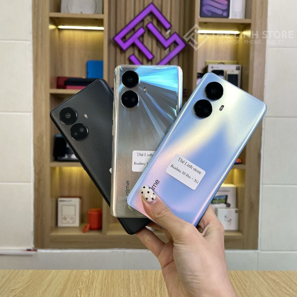 Điện thoại Realme 10 Pro Plus màn AMOLED 120Hz - Dimensity 1080 ram 8G 256G