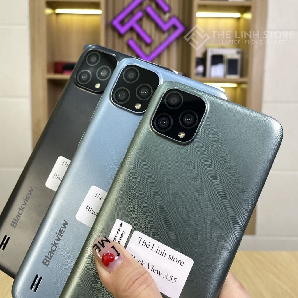 Điện thoại Blackview A55 màn 6.53 inch NEW - Helio A22 pin 4780mAh Android 11