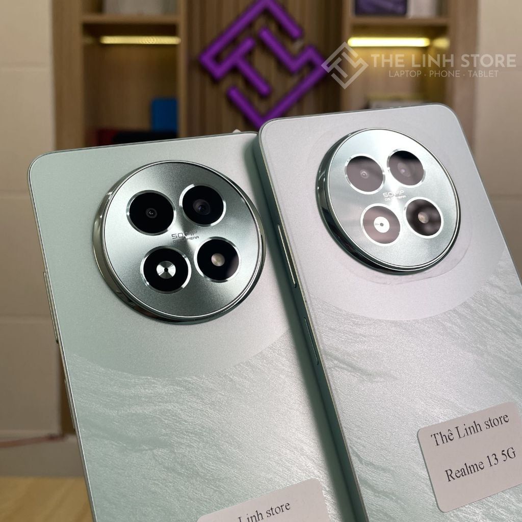 Điện thoại Realme 13 5G Dimensity 6300 - Màn IPS 120Hz 512G