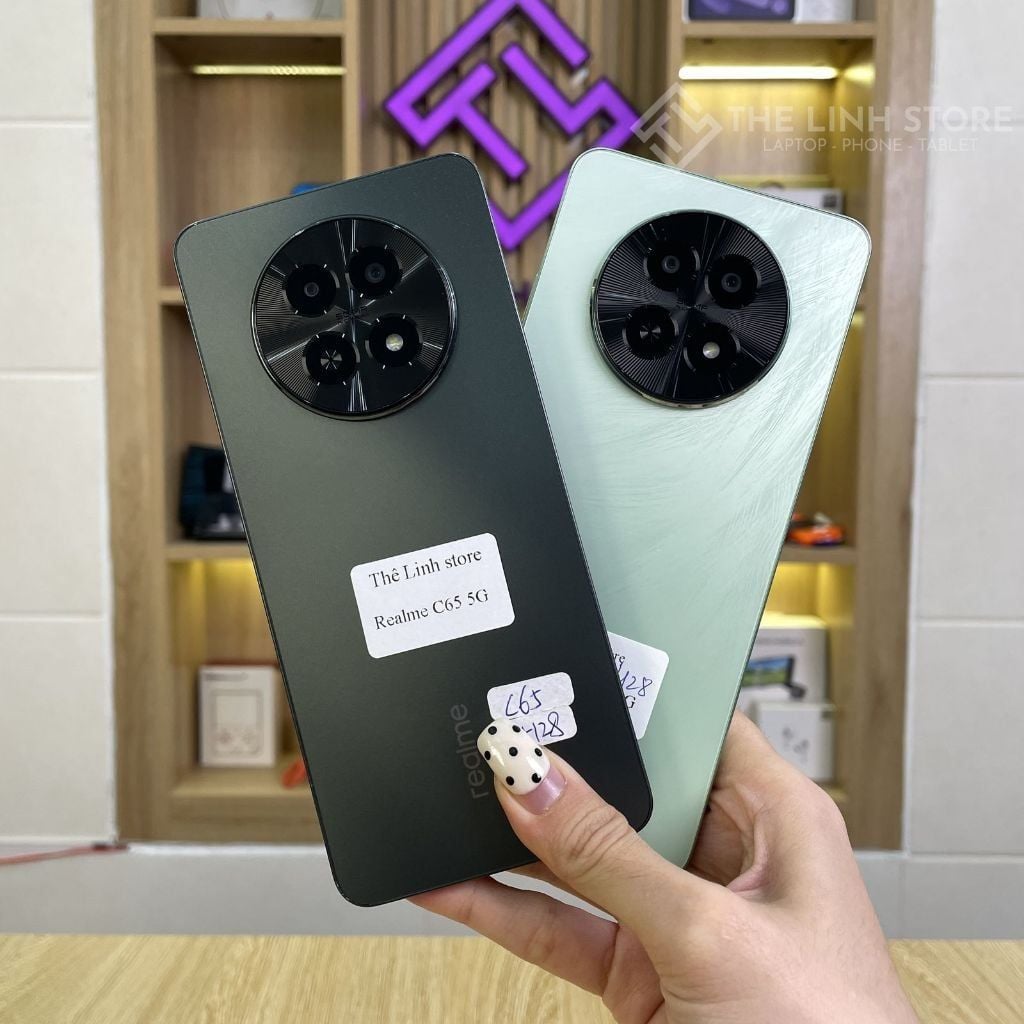Điện thoại Realme C65 5G Dimensity 6300 - Màn IPS 120Hz 128G