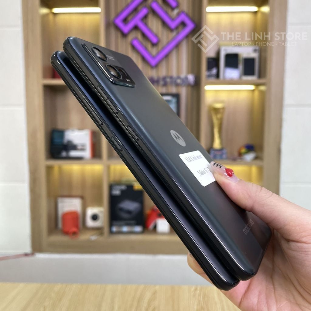 Điện thoại Motorola Moto G72 màn P-OLED 120Hz - Helio G99