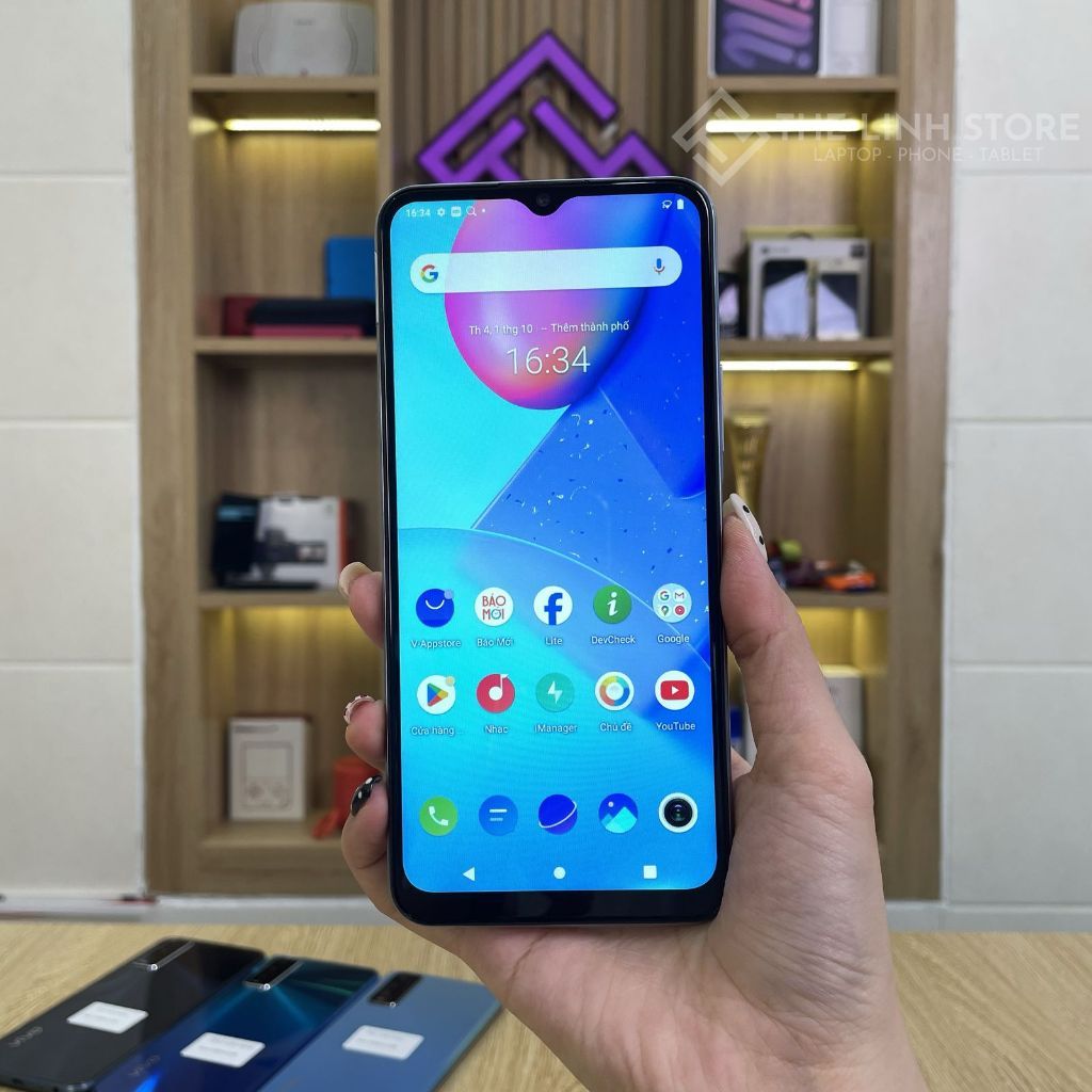 Điện thoại Vivo Y12s ram 6G 128G - Helio P35 màn 6.5 inch bản Quốc tế