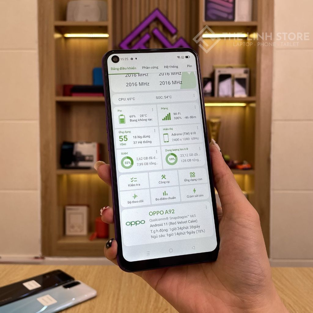 Điện thoại Oppo A92 ram 8G 128G - Snapdragon 665