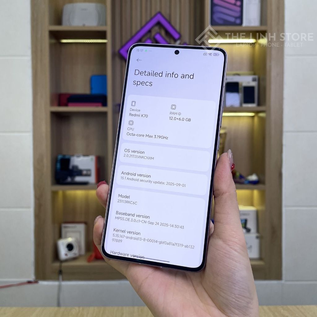 Điện thoại Xiaomi Redmi K70 - Snapdragon 8 Gen 2 màn OLED 120Hz