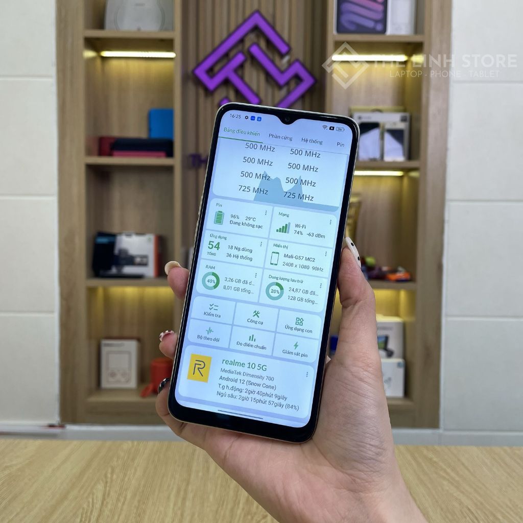 Điện thoại Realme 10 5G ram 8G 256G - Dimensity 700 màn IPS 90Hz