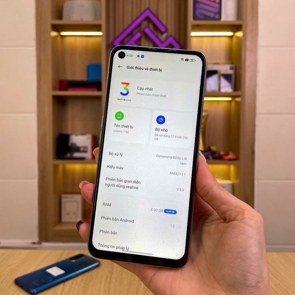 Điện thoại Realme 7 5G ram 8G 128G - Dimensity 800u