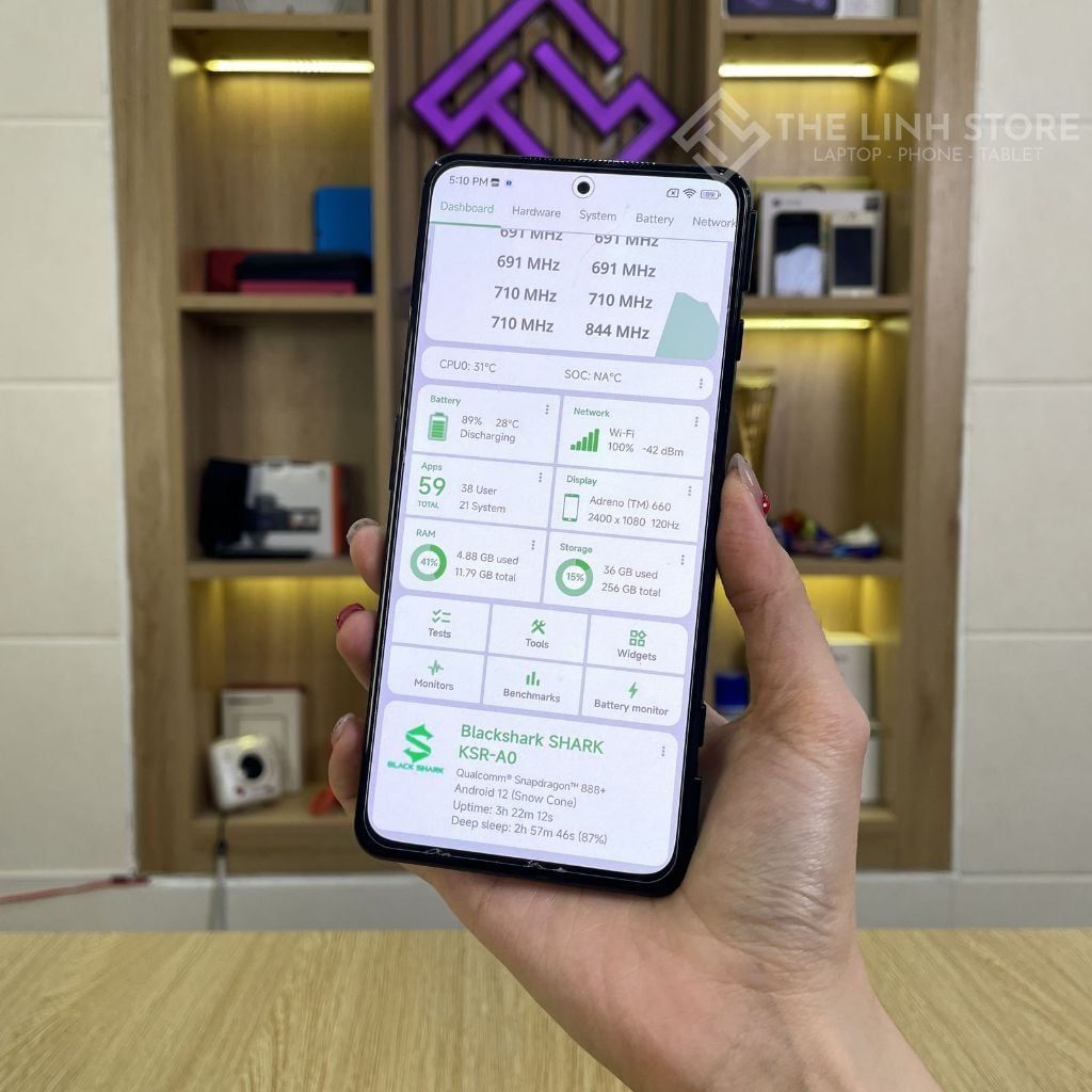 Điện thoại Xiaomi Black Shark 5 RS màn AMOLED 144Hz - Snapdragon 888+