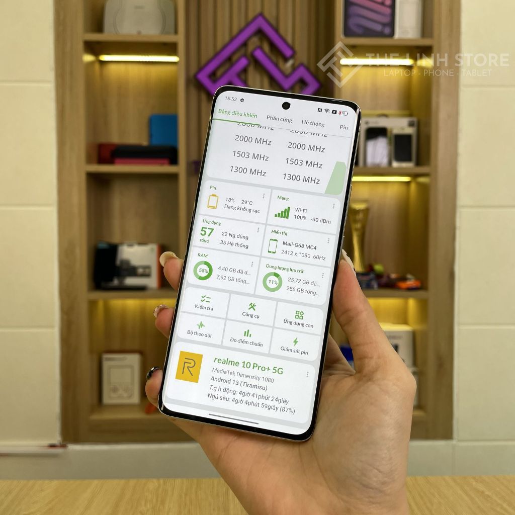 Điện thoại Realme 10 Pro Plus màn AMOLED 120Hz - Dimensity 1080 ram 8G 256G