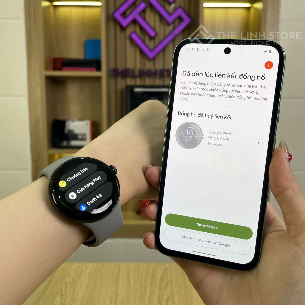 Đồng hồ thông minh Google Pixel Watch 1 - Chạy WearOS có NFC