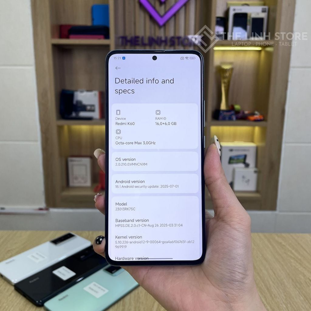 Điện thoại Xiaomi Redmi K60 - Snapdragon 8+ Gen 1 màn OLED 120Hz