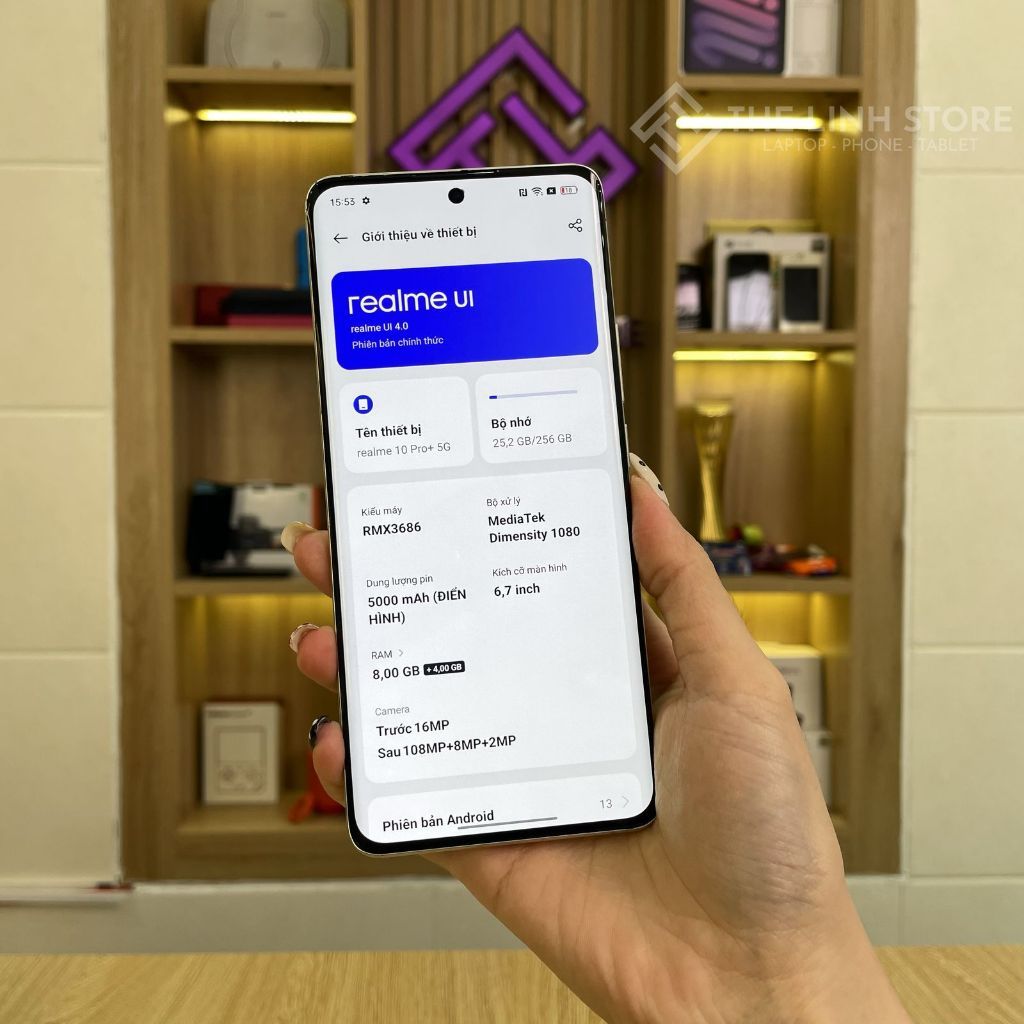 Điện thoại Realme 10 Pro Plus màn AMOLED 120Hz - Dimensity 1080 ram 8G 256G