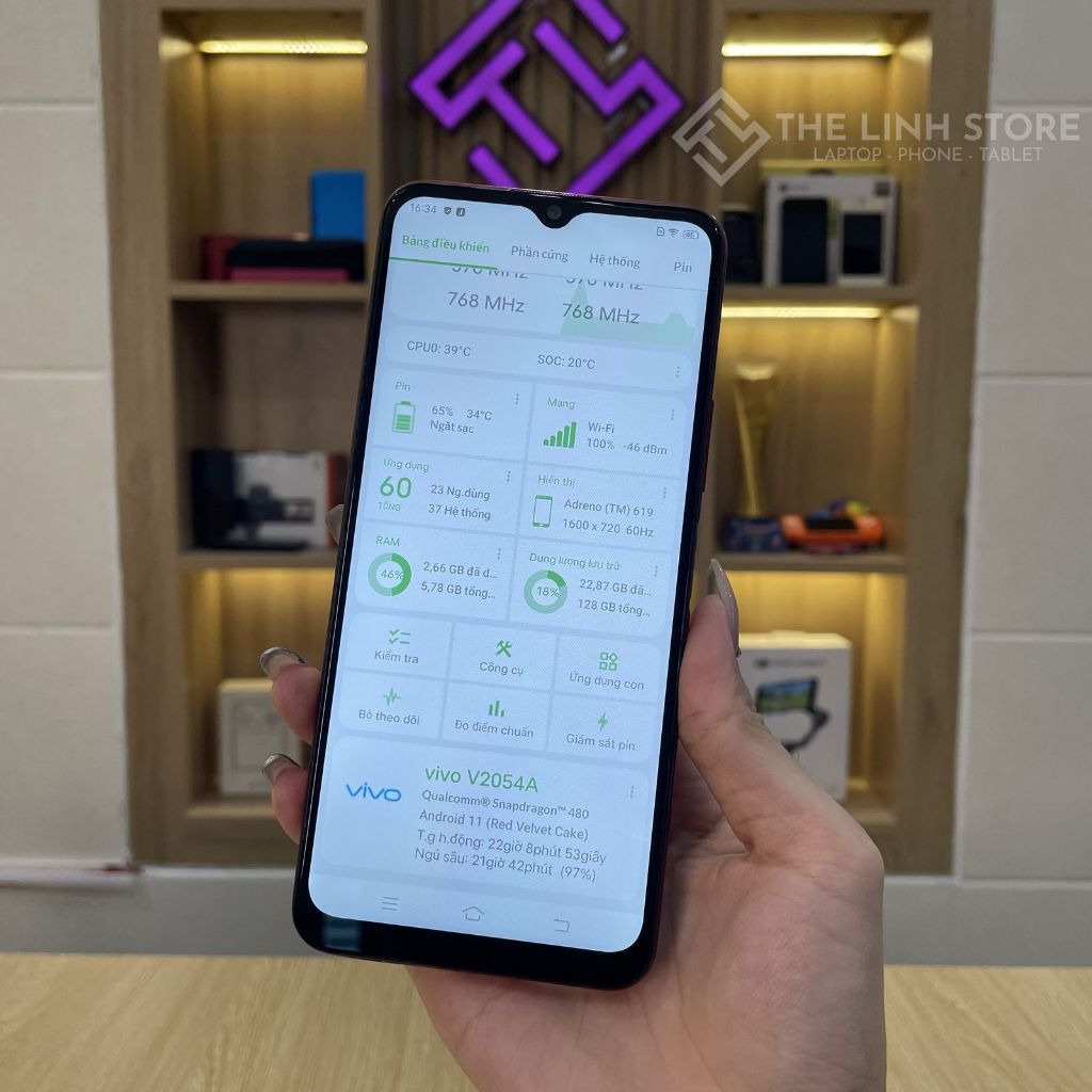 Điện thoại Vivo Y31s 5G ram 6G 128G - Snapdragon 480 5G