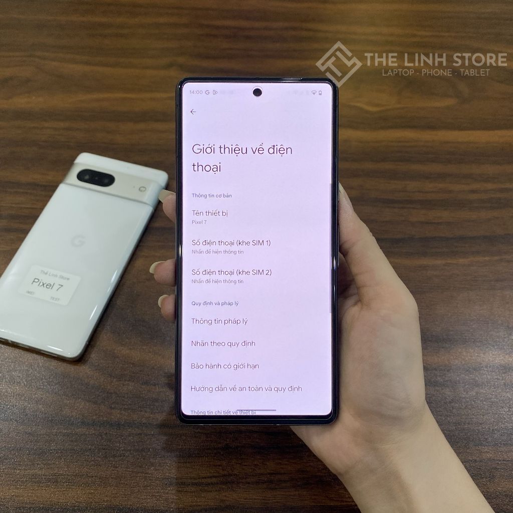 Điện thoại Google Pixel 7 màn AMOLED 90Hz - Google Tensor G2 ram 8G 128G