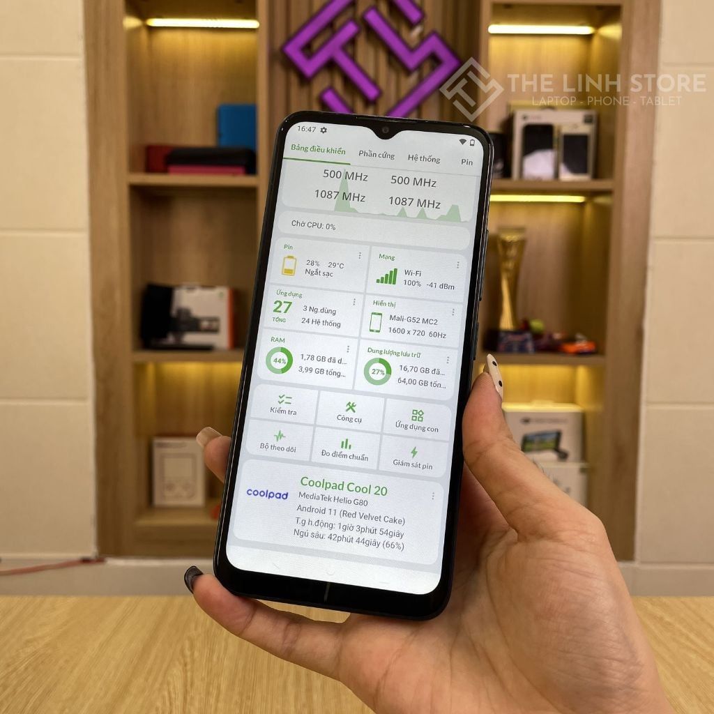 Điện thoại Coolpad Cool 20 - Helio G80 ram 4G 128G