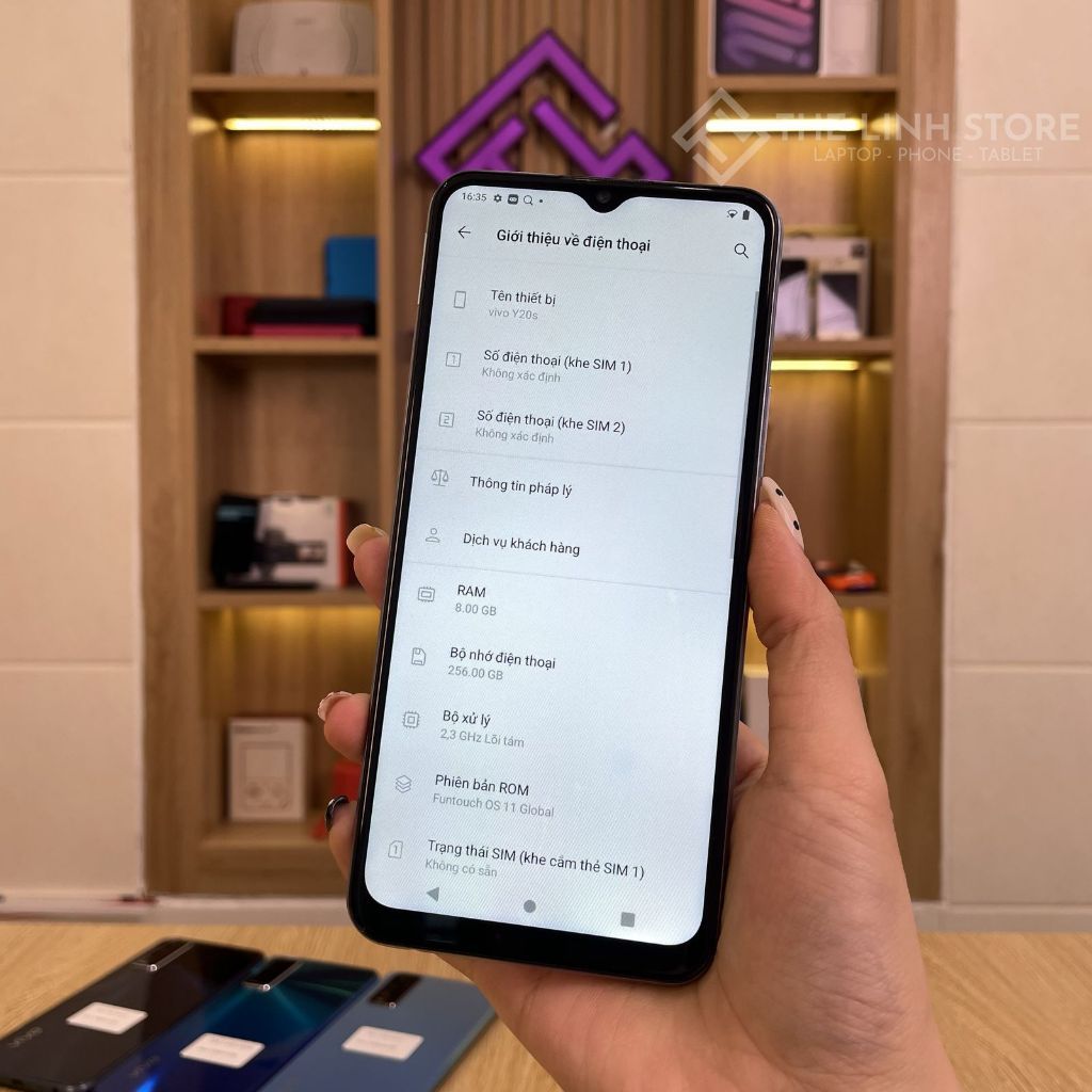 Điện thoại Vivo Y12s ram 6G 128G - Helio P35 màn 6.5 inch bản Quốc tế