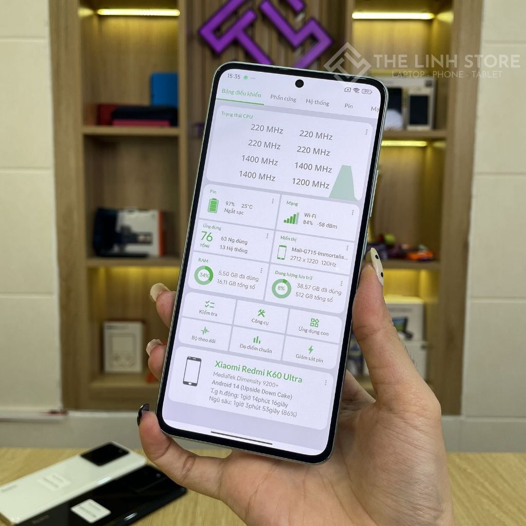 Điện thoại Xiaomi Redmi K60 Ultra màn 144Hz OLED - Dimensity 9200+