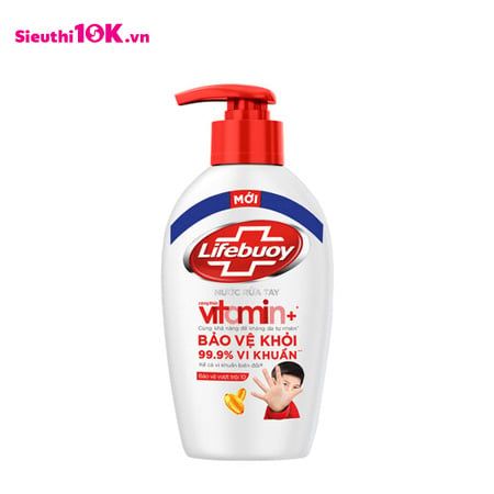  Lifebuoy Nước Rửa Tay Chai 180G 