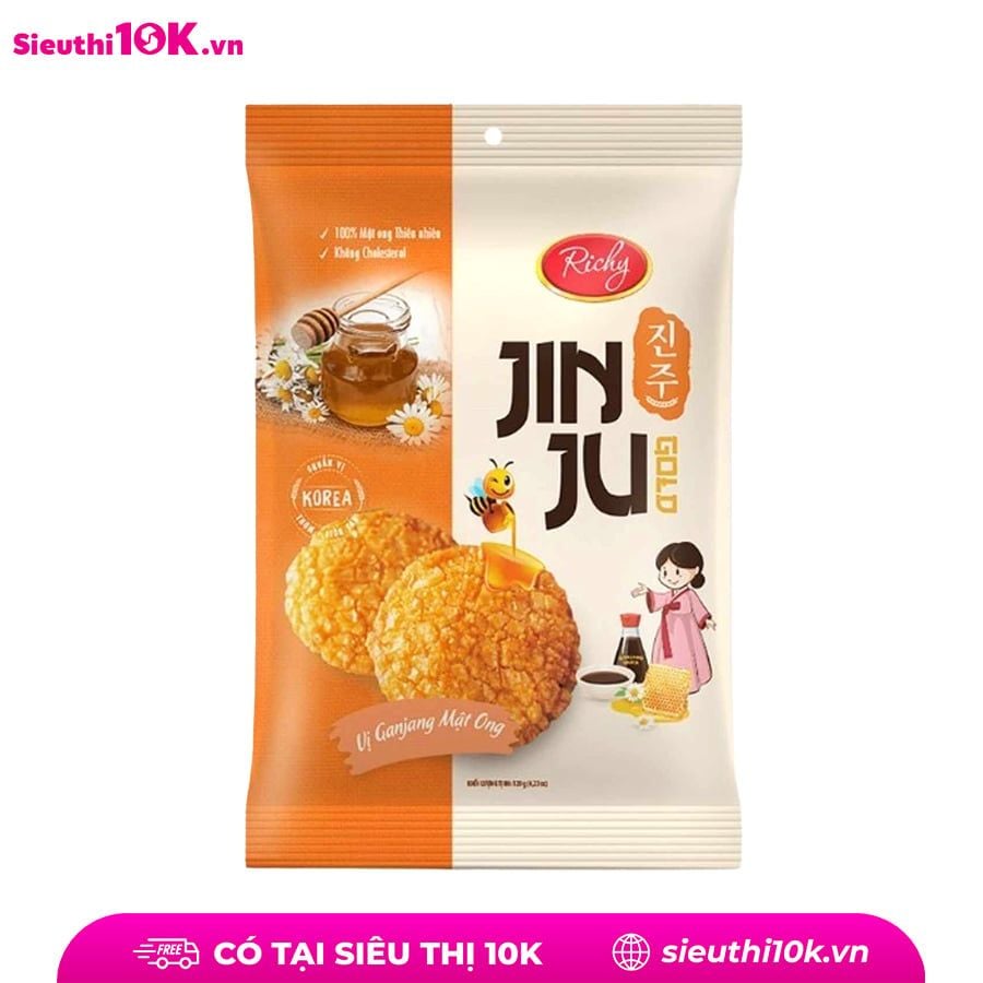  Bánh gạo Jinju mật ong 100g 