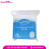  Tăm Bông Kháng Khuẩn Jomi Thân Giấy 100/200 Que Túi Zip 
