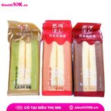  Bánh bông lan tam giác vị dâu - Socola - lúa mạch 100g 