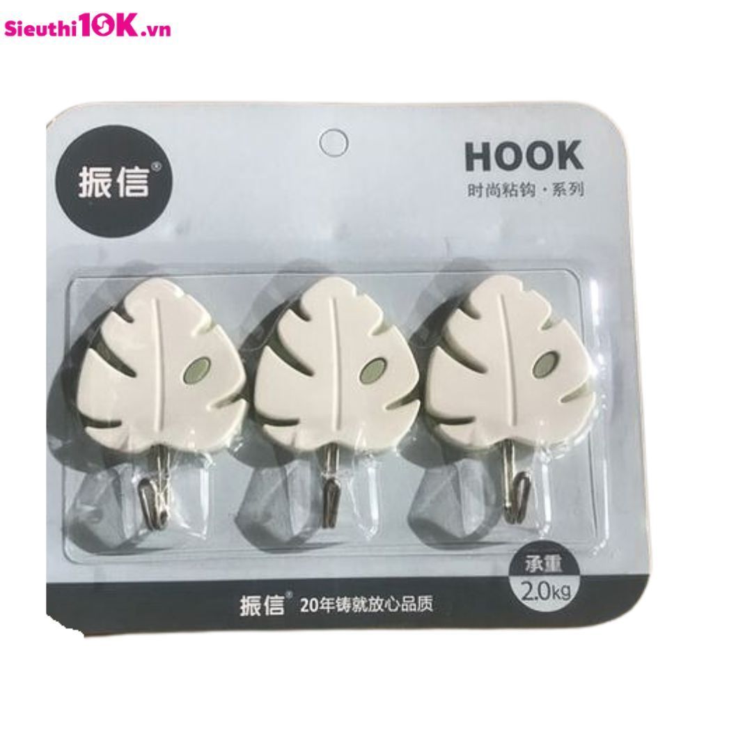  Móc Dính Tường Chất Liệu PVC Keo Dính, Đa Dạng Mẫu Mã 