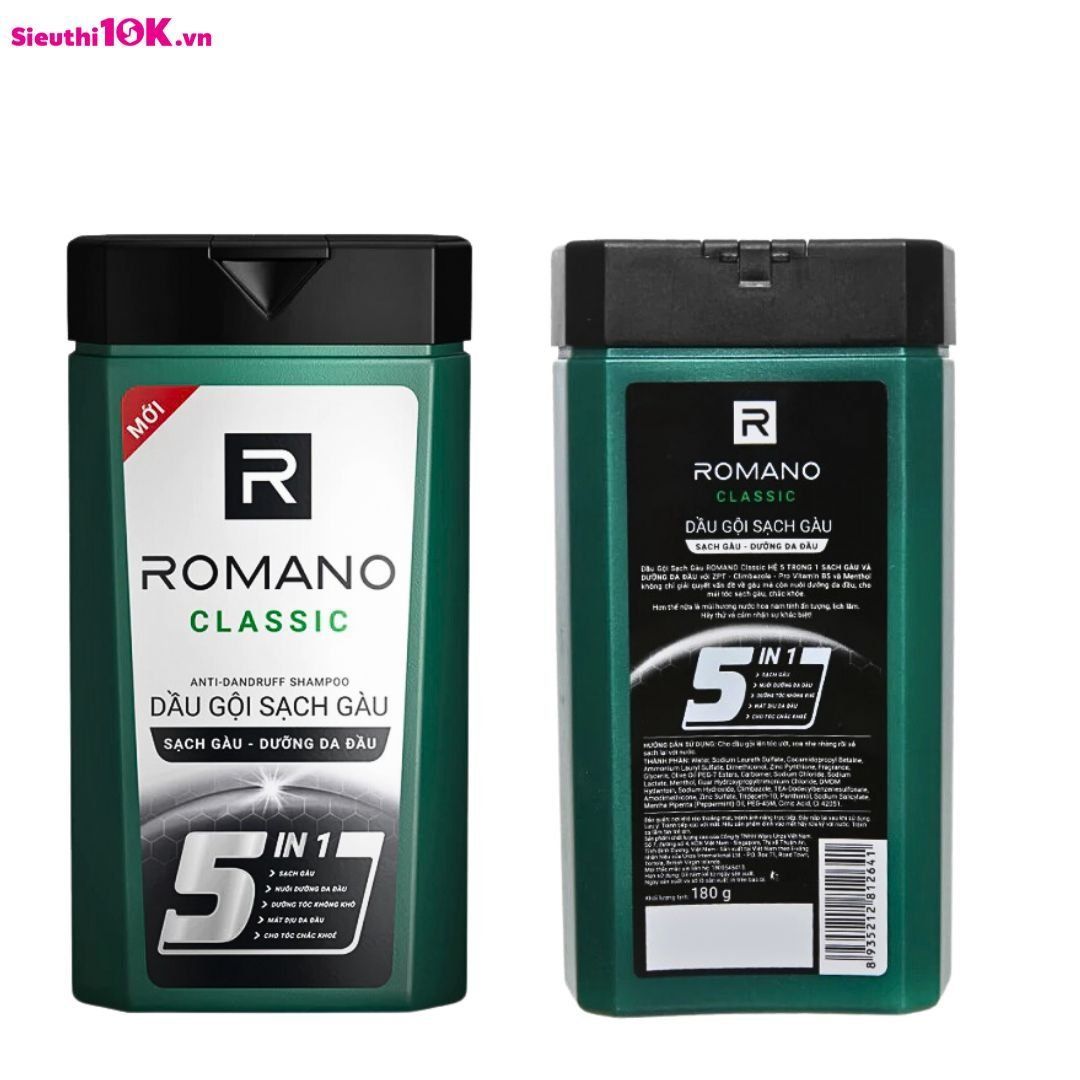  Romano Dầu Gội Gentleman/Attitude/Classic 180G 